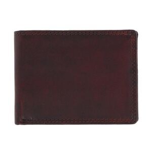 CTM Men's RFID Vintage Leather Bifold Wallet with ID Flap